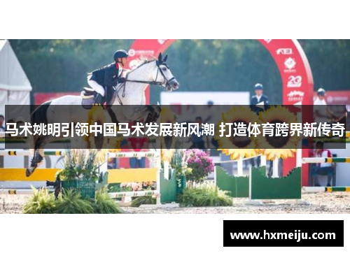 马术姚明引领中国马术发展新风潮 打造体育跨界新传奇